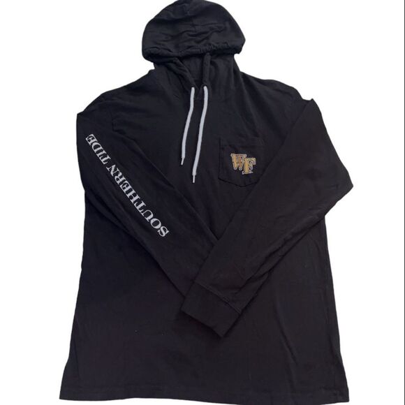 Southern Tide Wake Forrest Long Sleeve Hoodie Sweatshirt Light Men’s Medium - Picture 1 of 4